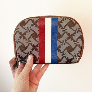 NWT Juicy Couture Scotty Pattern Zippered Pouch Cosmetics Personal Items